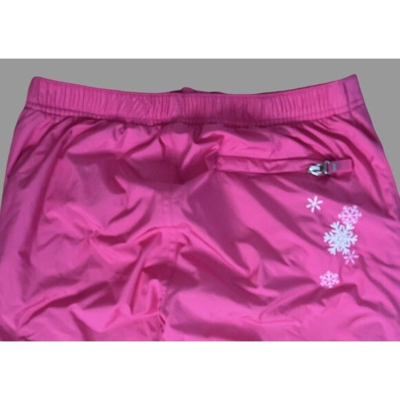 Gap Kids Girls Snow Pants Size 16 Pink Fleece Lined Insulated Ski Snowboard - Picture 4 of 9